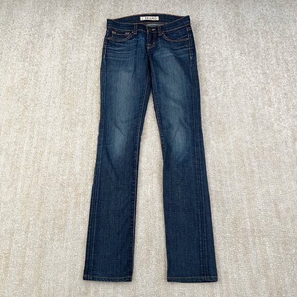 J Brand Denim - J Brand Low Rise Pencil Leg Jeans 24 Blue